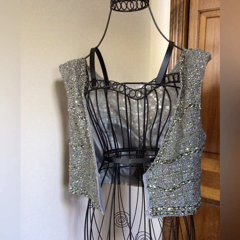 Sherri Hill bejeweled Top, 12 - Picture 4 of 10